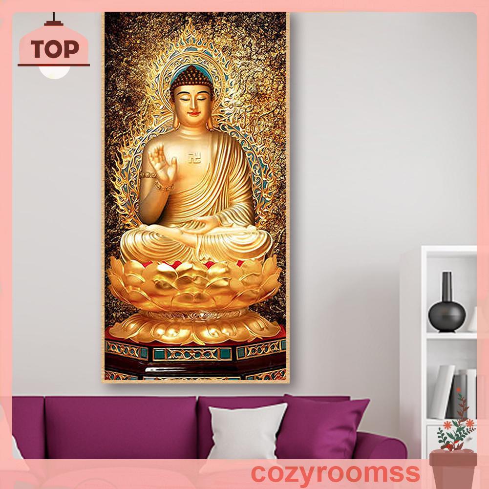 Tranh Đính Đá Kim Cương Toàn Bộ 5D DIY Hình Vẽ Phật