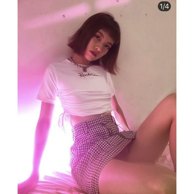 Áo croptop dây rút hai bên cực xinh N03092