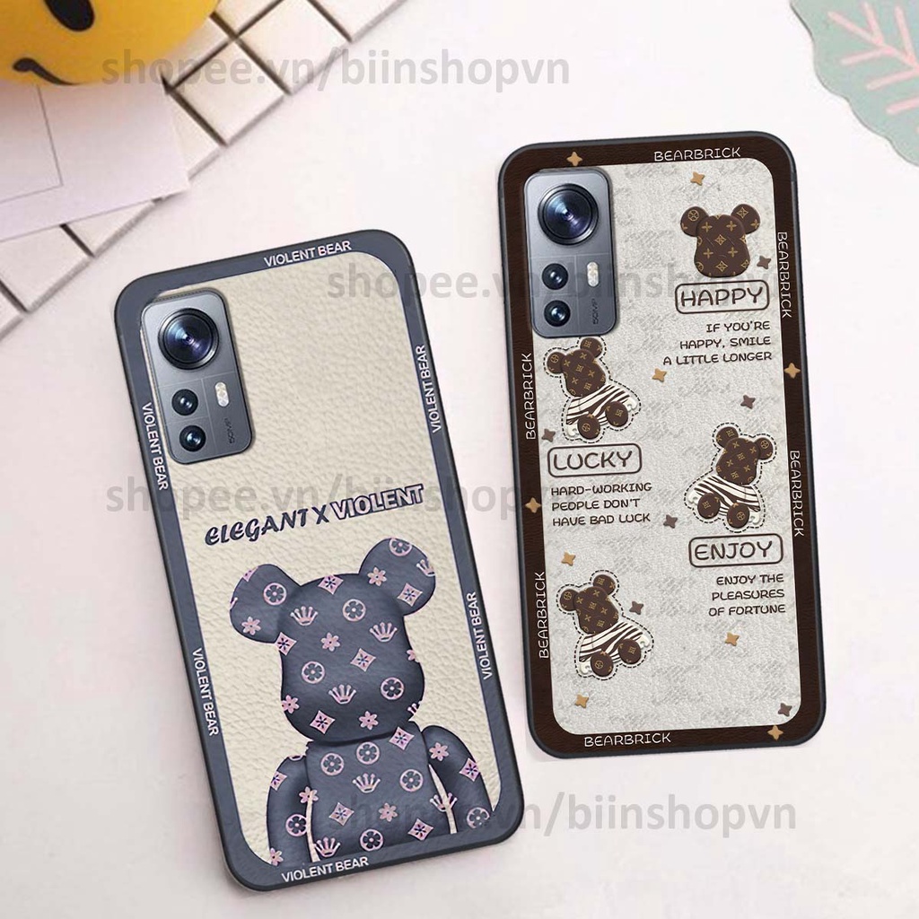 Ốp Xiaomi 12 / Xiaomi 12 Pro hình gấu bear brick đẹp độc lạ, thời trang, cá tính