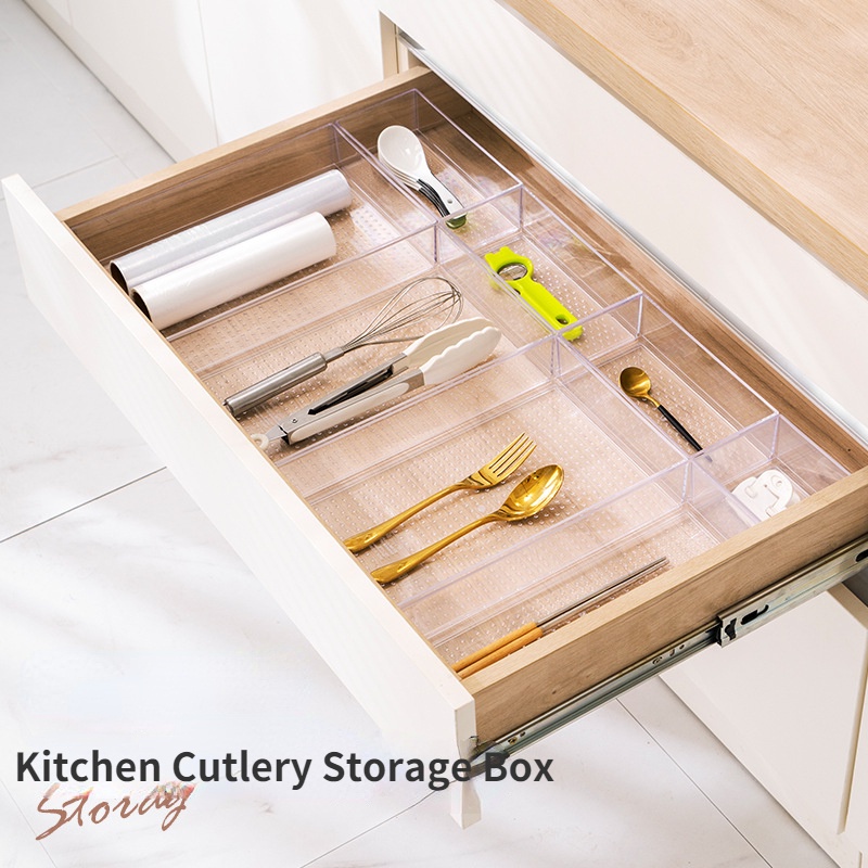 Hộp Đựng Đồ Trang Điểm Chia Ngăn Bằng Nhựa Tiện Dụng