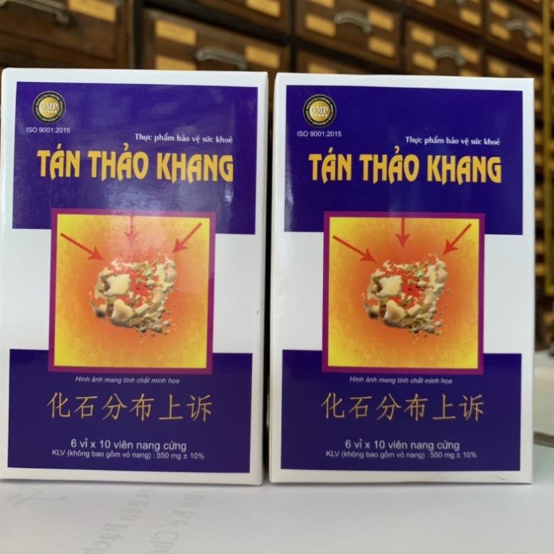 Tán Thảo Khang Viên Uống Mòn Sỏi Lợi Tiểu Hộp 60 viên