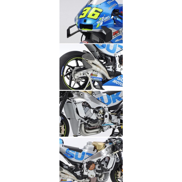 Mô hình xe mô tô 1/12 SCALE Team SUZUKI ECSTAR GSX-RR '20 14139 Tamiya