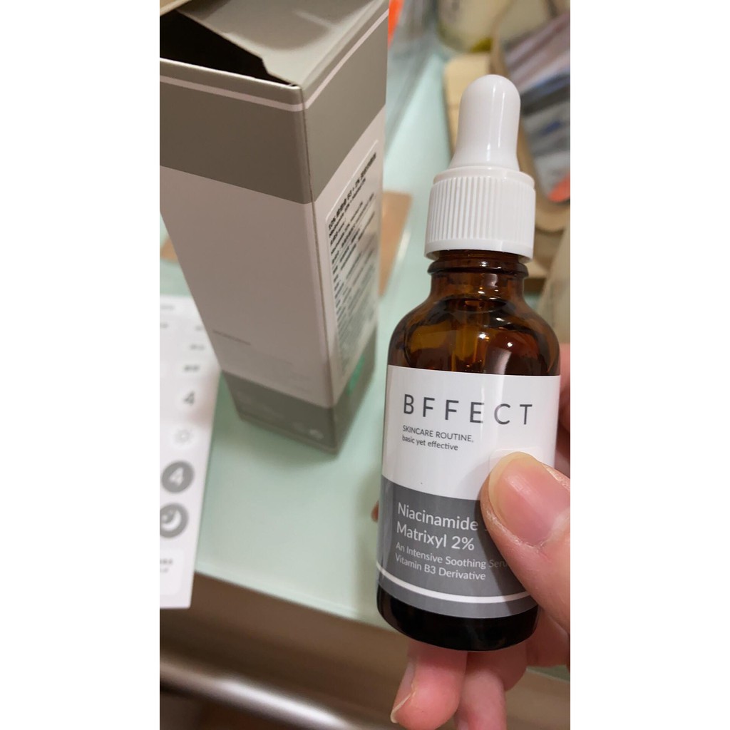BFFECT Đài Loan - Tinh chất phục hồi da Niacinamide 10% + Matrixyl 2%