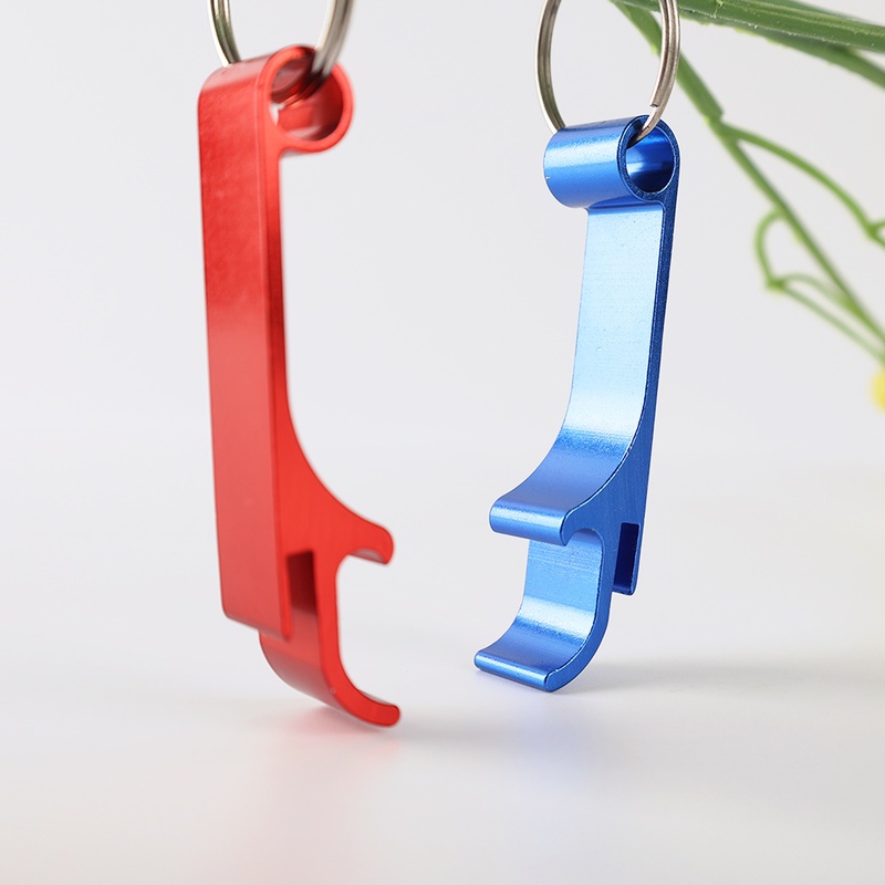 Dụng Cụ Mở Nắp Chai Bia Mini Bằng Hợp Kim Nhôm 4 Trong 1 Tiện Dụng