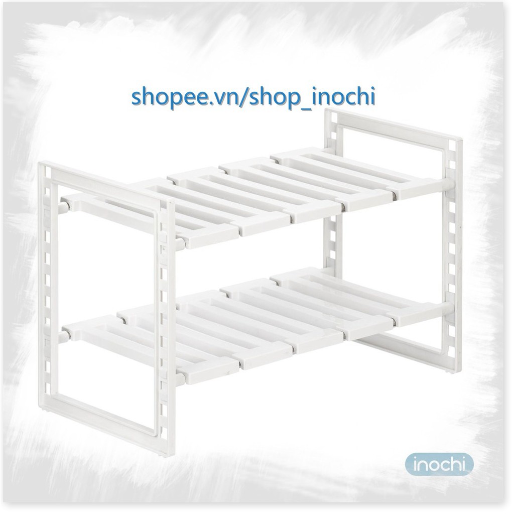Kệ Gầm Bếp Tokyo- Nhựa Cao cấp INOCHI- Thiết kế 2 tầng, Thông minh hiện đại, dễ dàng tháo lắp