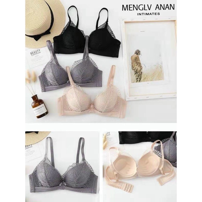 ML03 áo lót ko gọng đệm bàn tay nâng ngực ren siêu xinh cho quý cô hiện đại a😘🌿👙