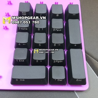 Set keycap Numpad thick pbt oem profile ninja print 17 keys