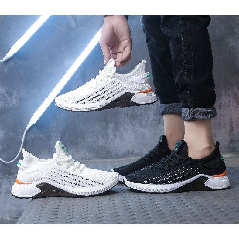 Giày nam thể thao sneakers v7 SDINA vải thoáng khí (Có 2 Màu)