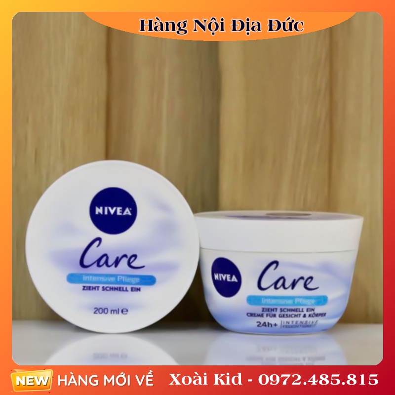 Kem dưỡng da Nivea Care của Đức đủ bill