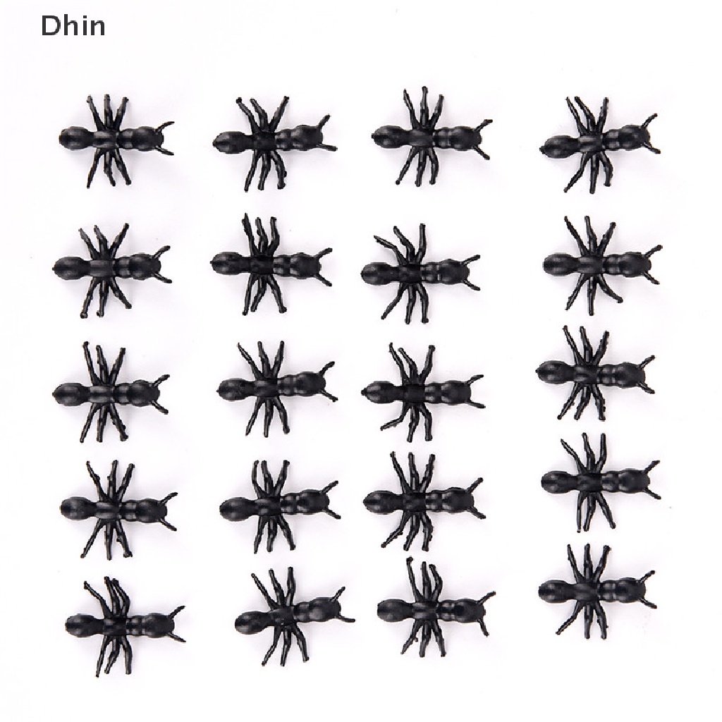 Bộ 50 Con Kiến Bằng Nhựa Màu Đen Vui Nhộn Dùng Trang Trí Halloween