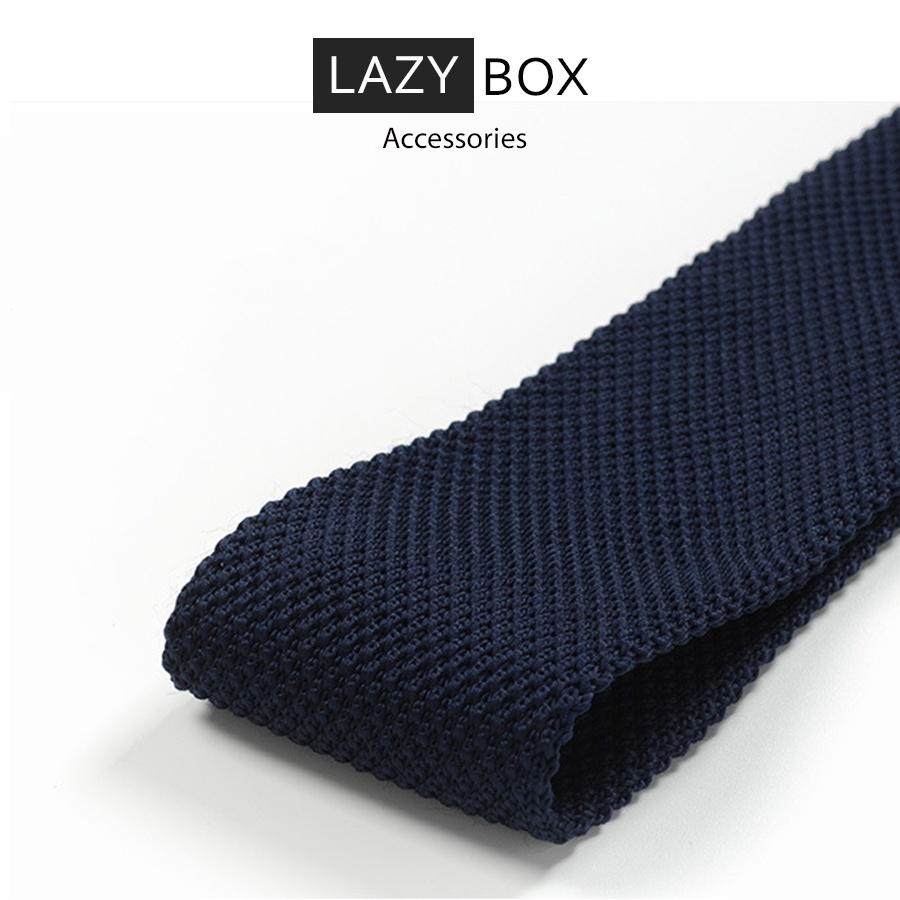 Cà Vạt Len caravat knit tie cho nam dòng Cao Cấp Sang Trọng bản 6cm basic