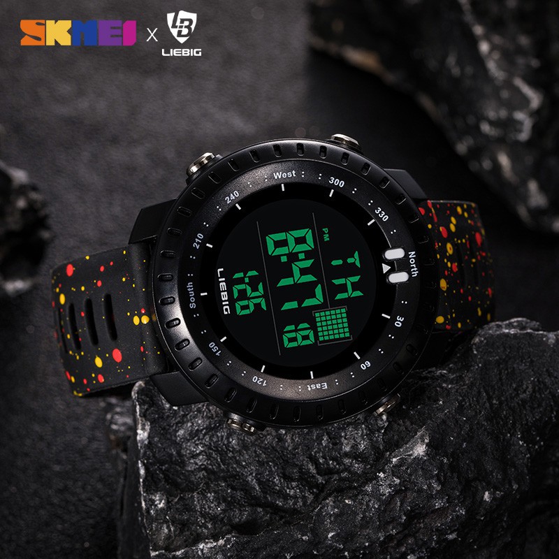 SKMEI A200927 Military Style Men's Digital Electronic Sports Watch Alarm Clock LED Backlight Waterproof and Shockproof