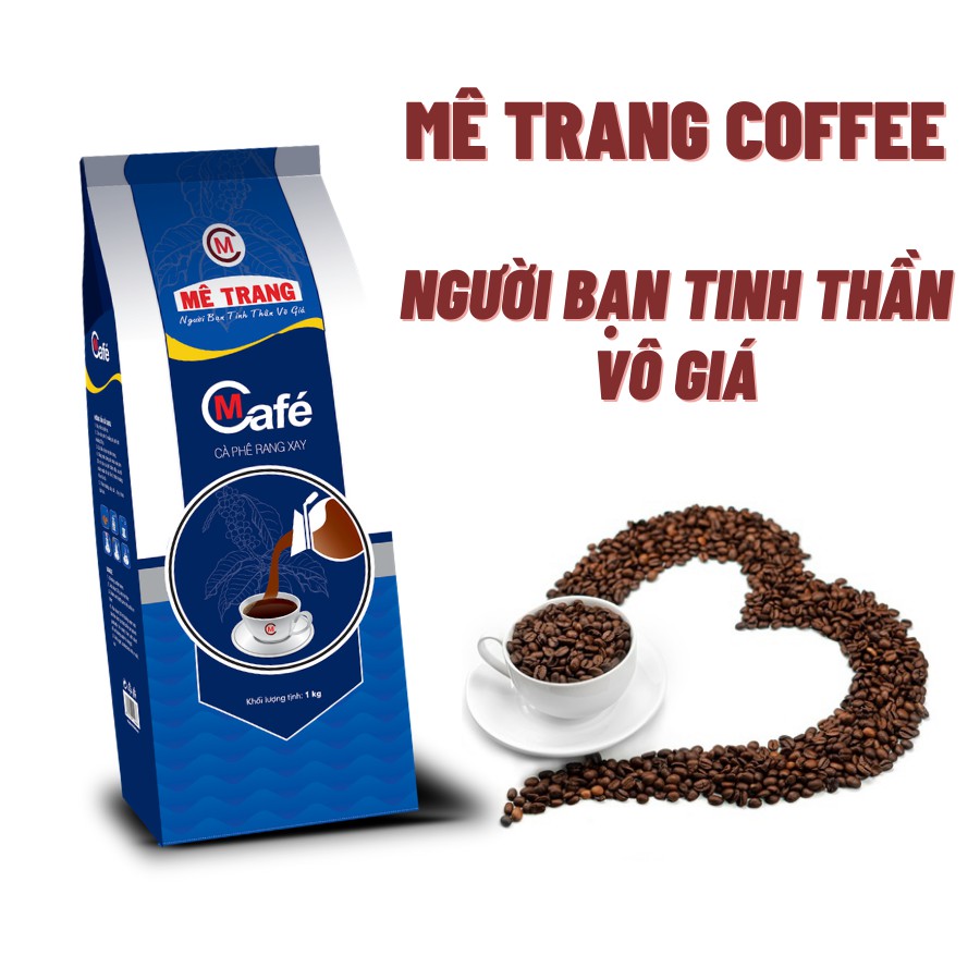 Cà phê pha phin Mê Trang Mcafe - Túi 1kg bột &amp; hạt