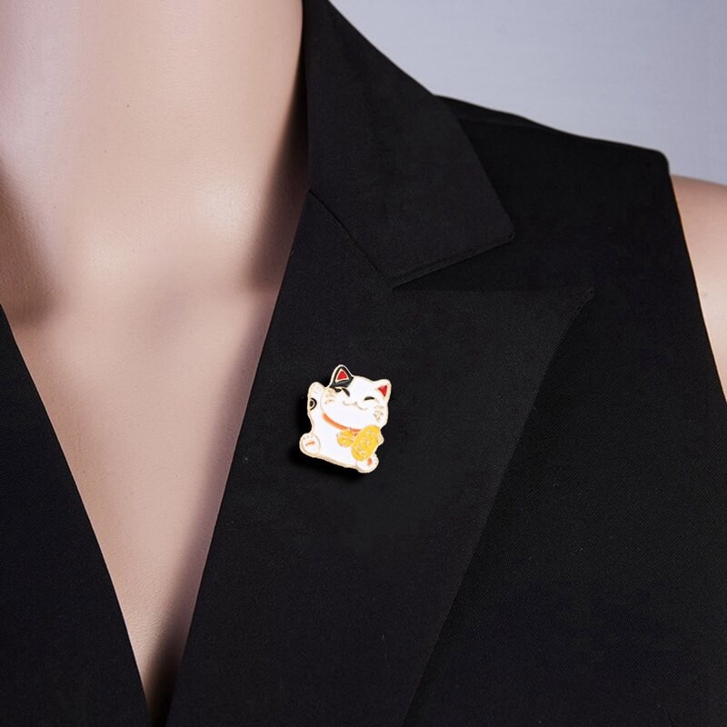 Pin cài áo mèo Neko Nhật Bản - GC099