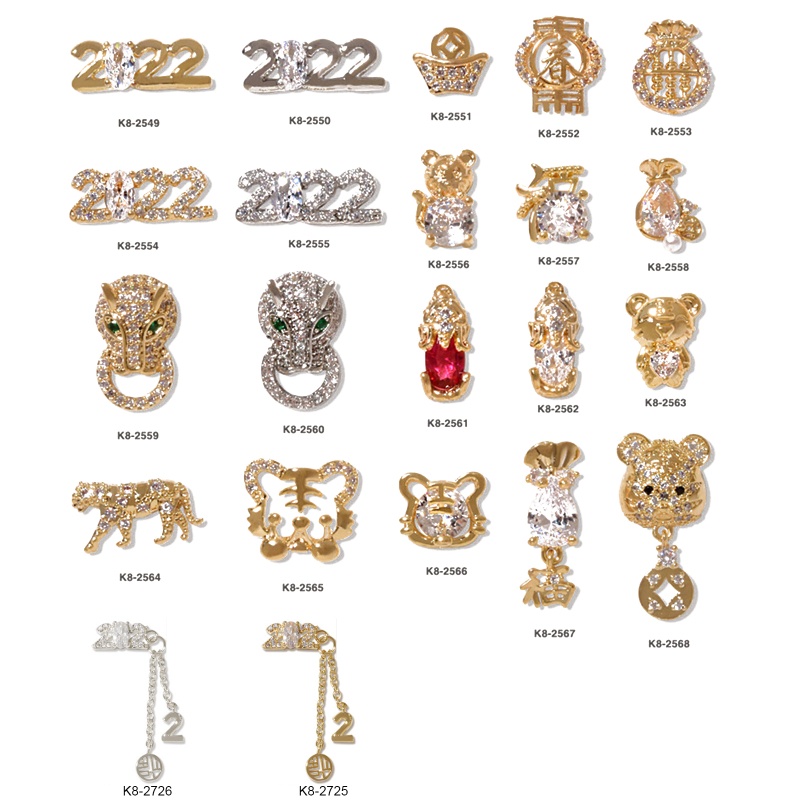 Túi Đựng Tiền May Mắn Đính Đá Zircon Sang Trọng Trang Trí Móng Nghệ Thuật