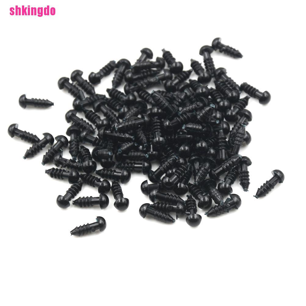 Set 100 mắt nhựa 5-7mm cho thú nhồi bông