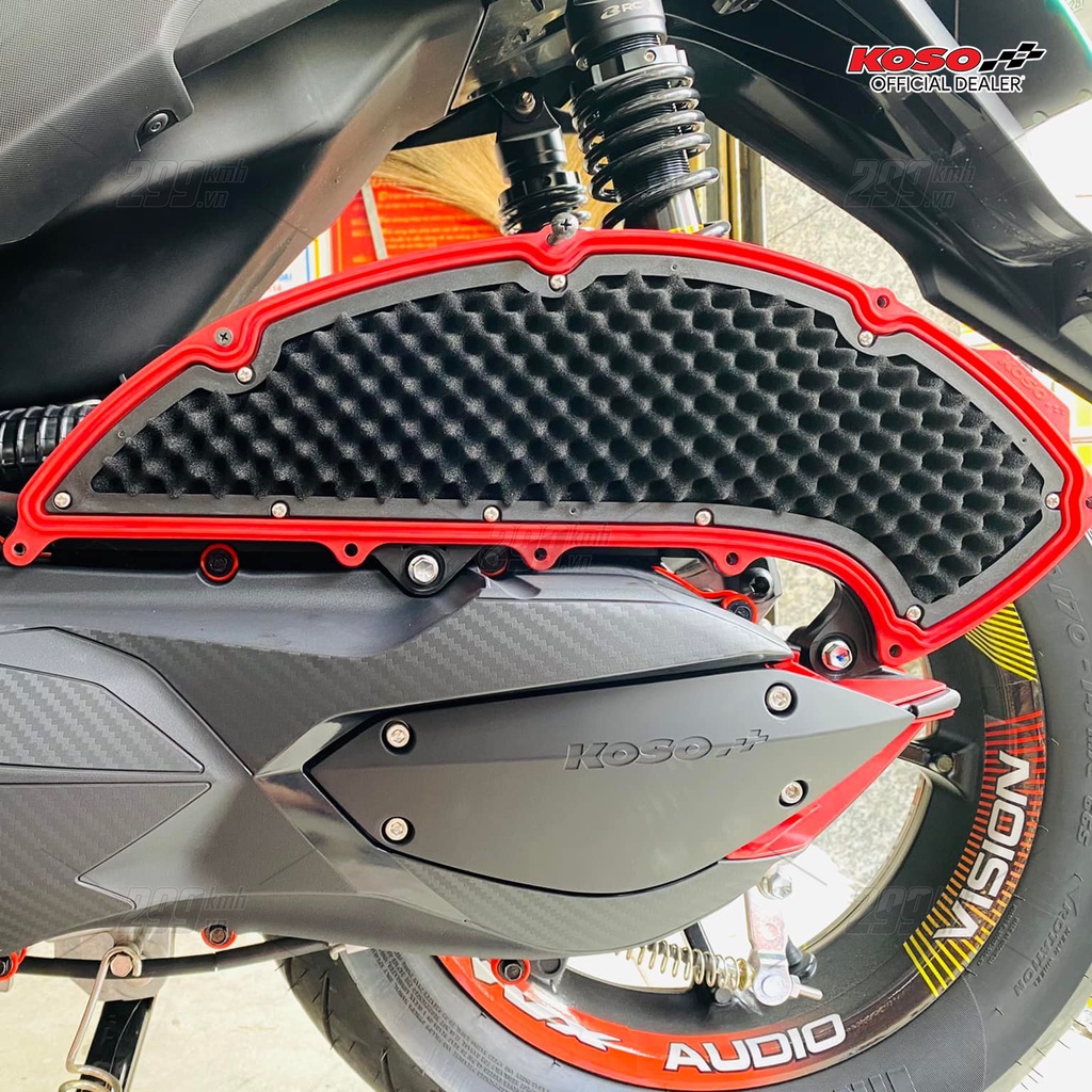Lọc gió hiệu năng cao Koso cho xe Yamaha NVX V2 2021