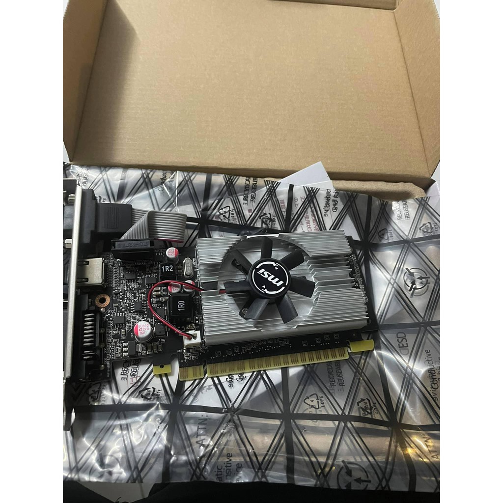 VGA rẻ nhất N210 MSI - GiGa Like New Full cổng HDMI VGA DVI lắp tất cả các loại máy