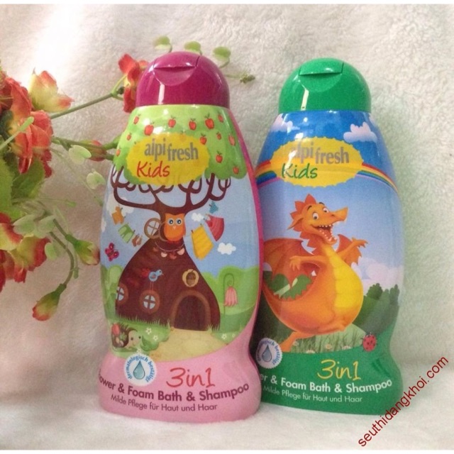 Tắm gội toàn thân 3 in 1 alpifresh Kid 500ml Đức