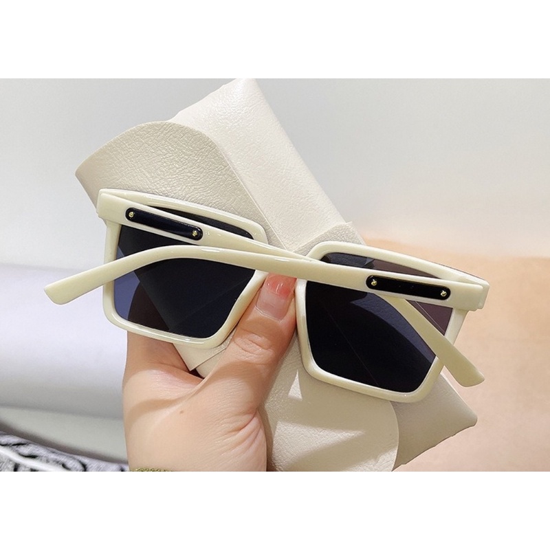 Kính Mát Gọng Vuông Chống Tia UV Phong Cách Hàn Quốc Thời Trang Cho Nam Nữ