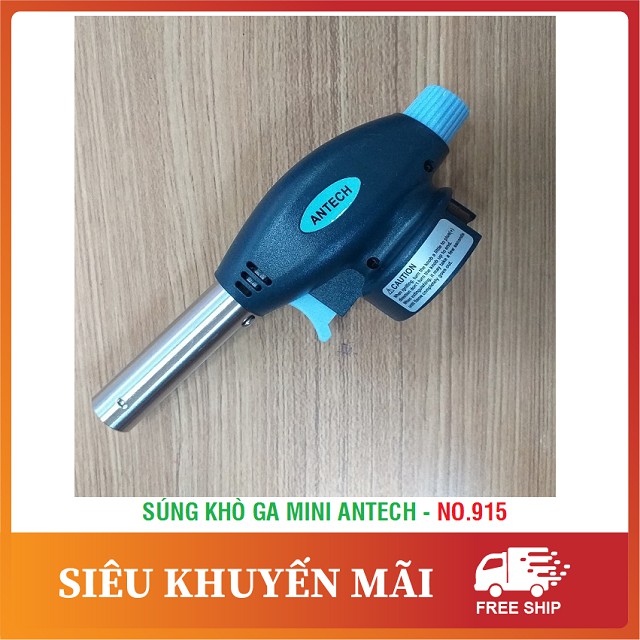 Khò gas mini súng khò gas mini cao cấp ANTECH NO.915 - Không cần mồi lửa