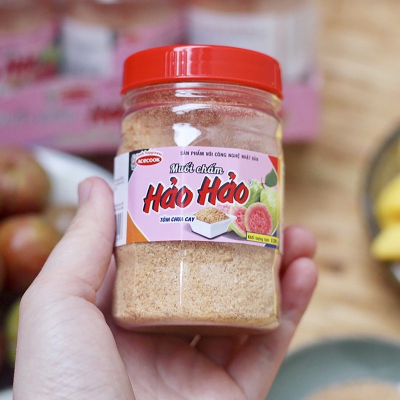 Muối Chấm Hảo Hảo Tôm Chua Cay Hũ 120g - Gói 10g