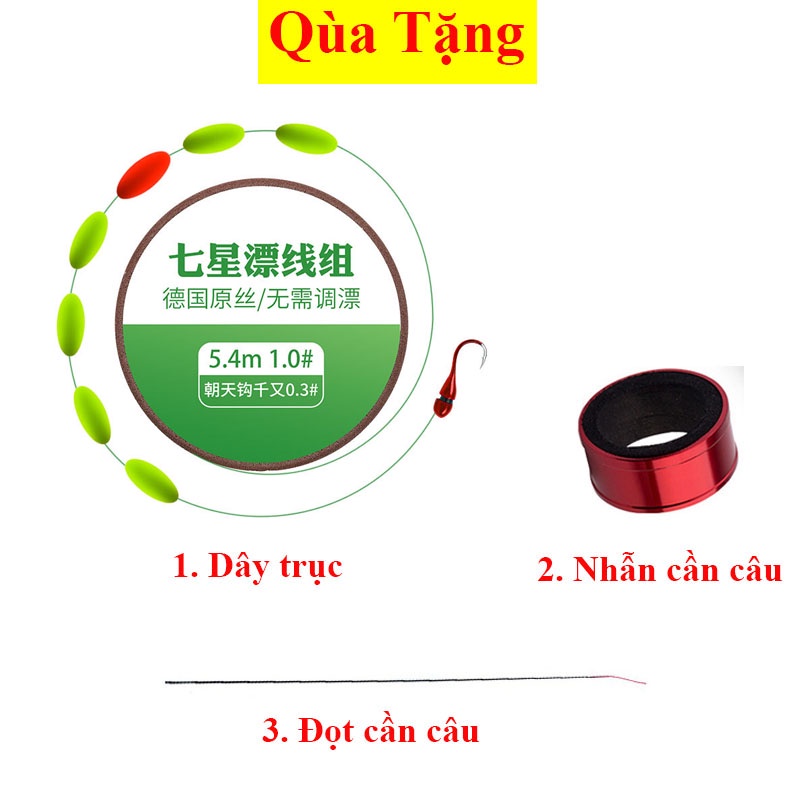 [TẶNG THÊM ĐỌT PHỤ + DÂY TRỤC + NHẪN CẦN CÂU ] Cần Câu Tay , Cần Câu Đơn 5H TAWA Hắc Phụng  Đủ Size CC-11