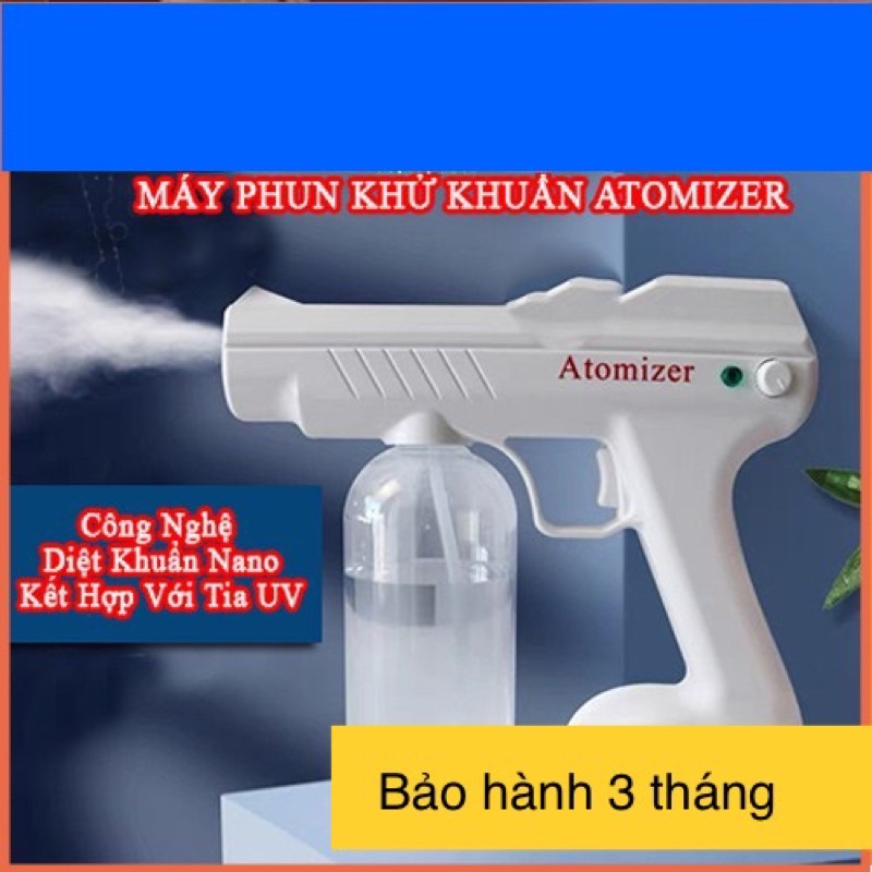 Máy khử khuẩn Nano cầm tay Atomizer Súng phun xịt khuẩn khử trùng nano an toàn tiện lợi.