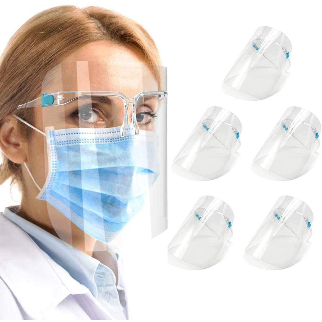 Mắt kính nhựa bảo hộ chống giọt bắn phòng dịch Face Shield loại trong suốt an toàn - DTM Store
