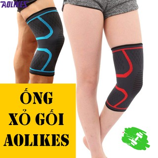 Ống Xỏ Gối Bảo Vệ Gối Thể Thao, Tập GYM (Đôi)- Xanh/ Đỏ