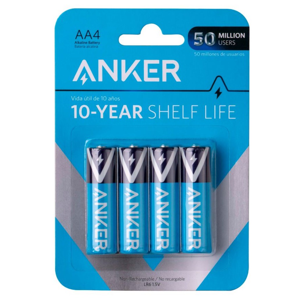 Pin tiểu Anker AA kiềm Alkaline bộ 4 viên/ 2 viên