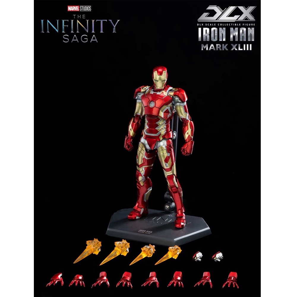 Mô hình Threezero Iron Man Mk43 tỉ lệ 1/12 chính hãng