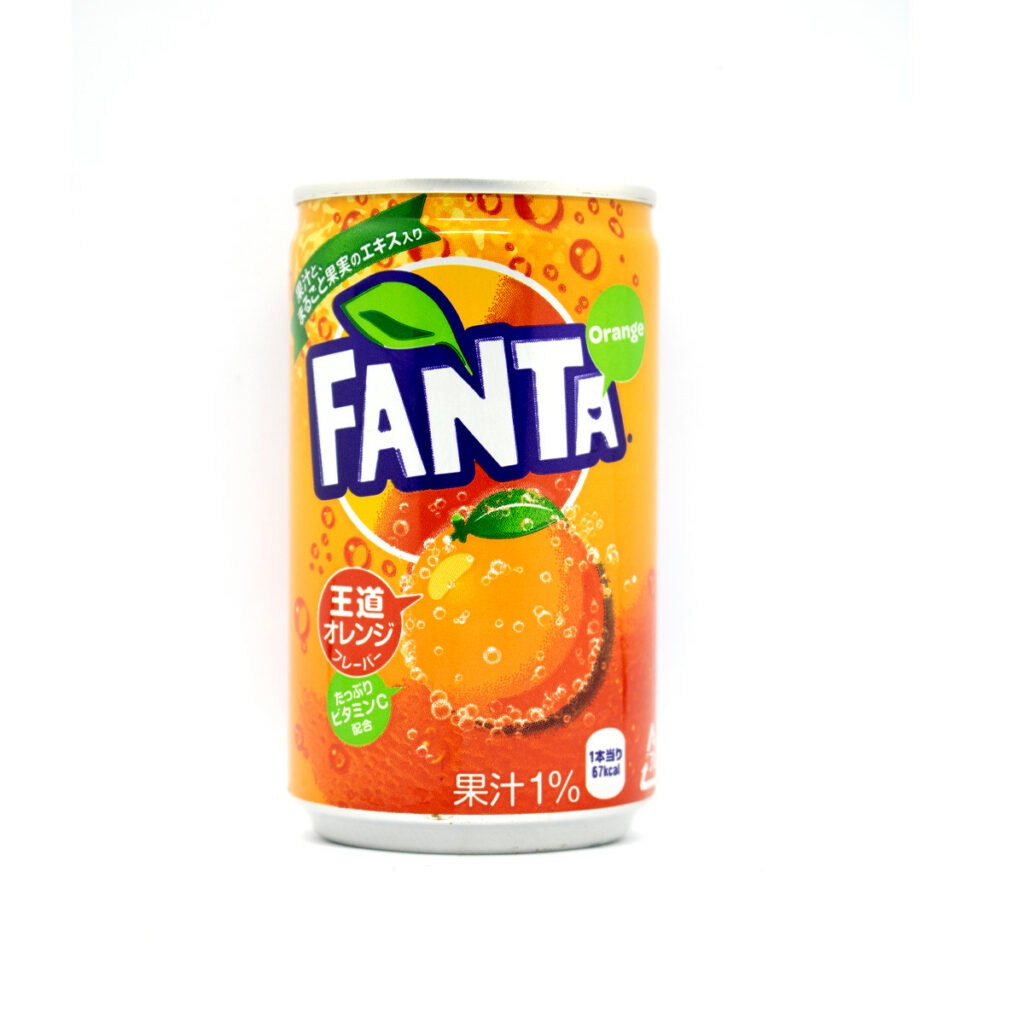 Nước ngọt Fanta Mini của Nhật vị Nho / vị cam Lon 160ml