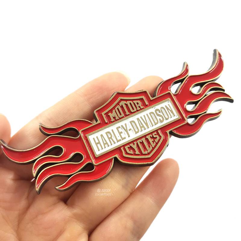 Miếng dán kim loại trang trí xe mô tô Harley Davidson