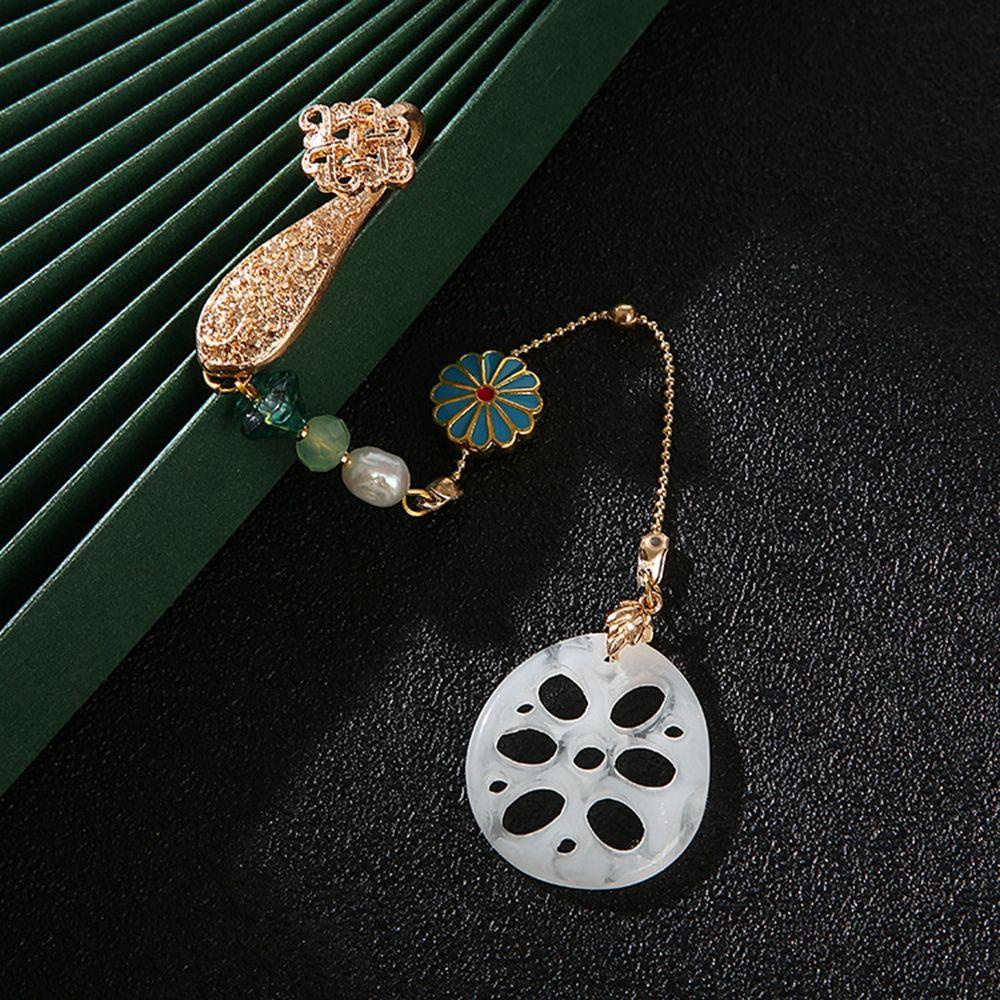 Trâm Cài Áo Hình Bướm Phối Tua Rua Phong Cách Trung Hoa Cổ Điển Cho Cô Dâu