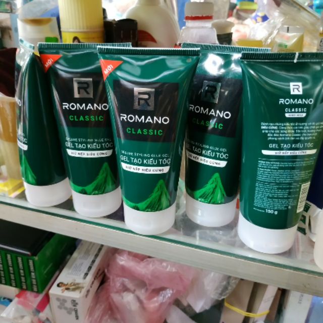 Gel vuốt tóc Romano 150g