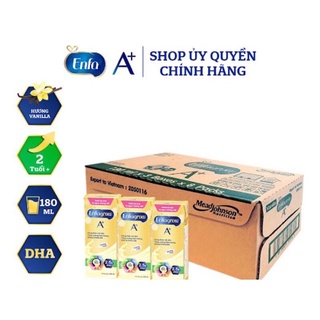 Thùng 24 hộp Sữa bột pha sẵn Enfagrow A+ hương vị vanilla 180ml
