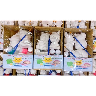 Bộ đồ chơi tô tượng (có 2 mẫu: bộ 5 tượng lớn hoặc bộ 8 tượng nhỏ)