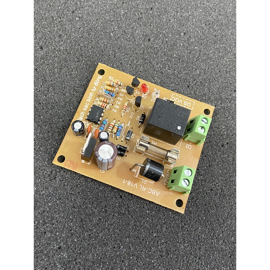 Mạch sạc bình ắc quy 12v tự ngắt