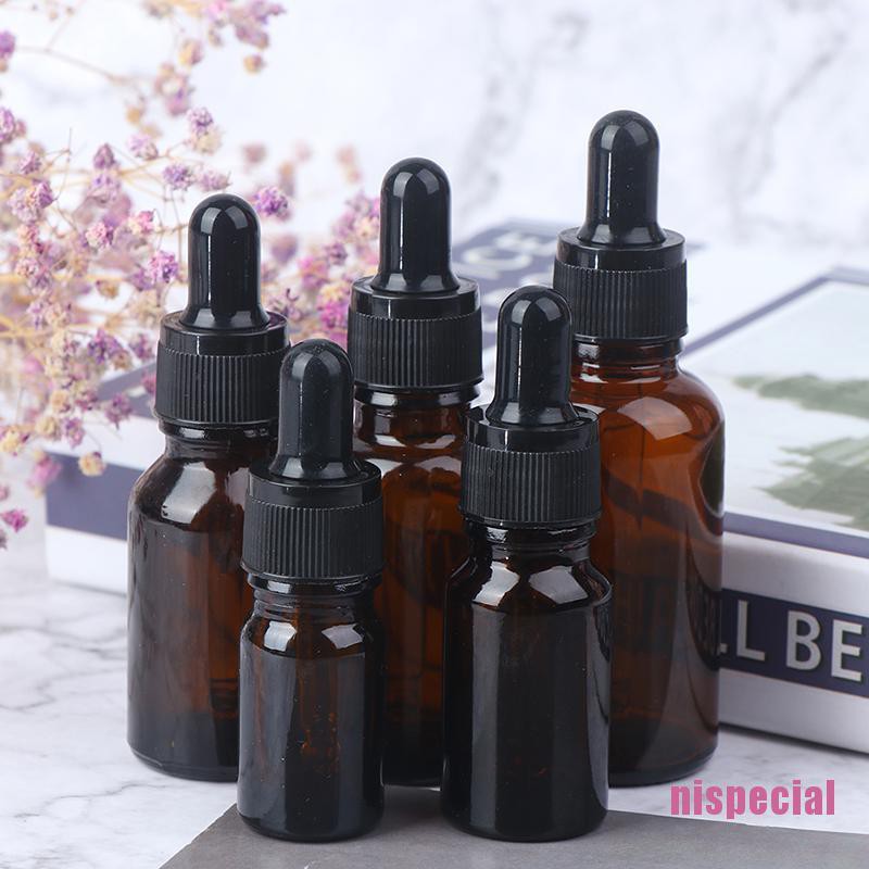 Lọ Thủy Tinh Rỗng Đựng Tinh Dầu 5 / 10 / 15 / 20 / 30ml Tiện Dụng