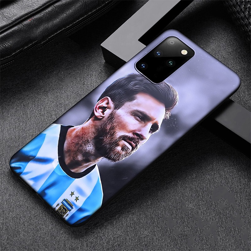 Ốp Điện Thoại tpu Dẻo Họa Tiết lionel messi Cho samsung galaxy a02s a31 a42 note 20 10 9 8 ultra plus lite note20 note10 lh50