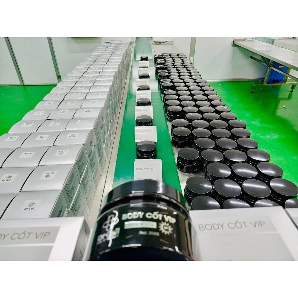 Set 10 gói Kem Body Cốt Vip Dr Cell - kem trắng da - chống lão hoá hộp 200g -giúp da trắng sáng ngay lần đầu sử dụng