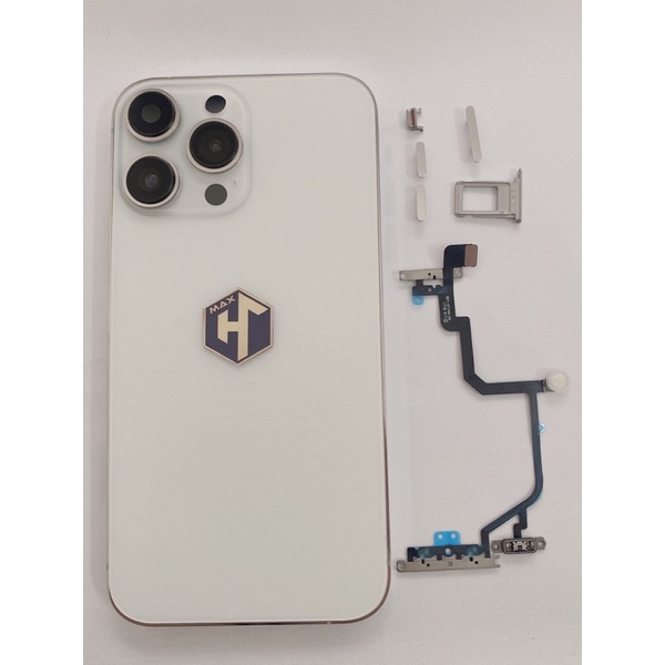 Vỏ độ i.phone Xr lên 13Pro Xanh bộ đội tặng full bộ led + phím khay sim