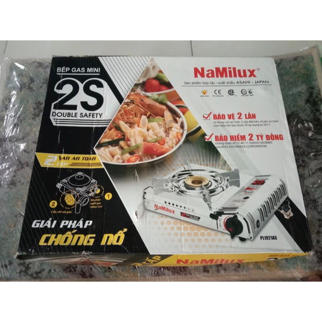 Bếp Ga INOX Namilux Chống Nổ 2S NA1921AS-VN