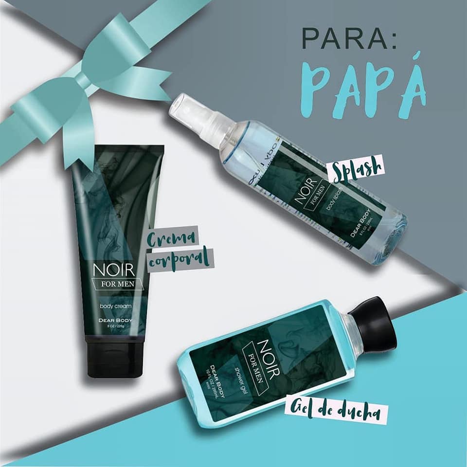 Shower Gel NOIR FOR MEN Nam , Sữa tắm dầu gội đầu nam Dear Body, mùi hương nam tính