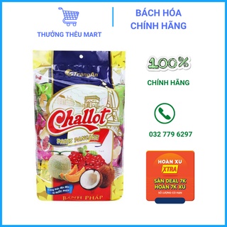 Bánh kem sữa Challot Tràng An  hương hoa quả, sầu riêng gói 275g