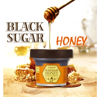 Mặt nạ đường mật ong Skinfood Black Sugar honey mask wash ofd