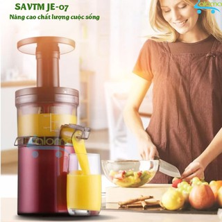 [Mã ELHA22 giảm 5% đơn 300K] Máy ép trái cây hoa quả tốc độ chậm SAVTM JE-07
