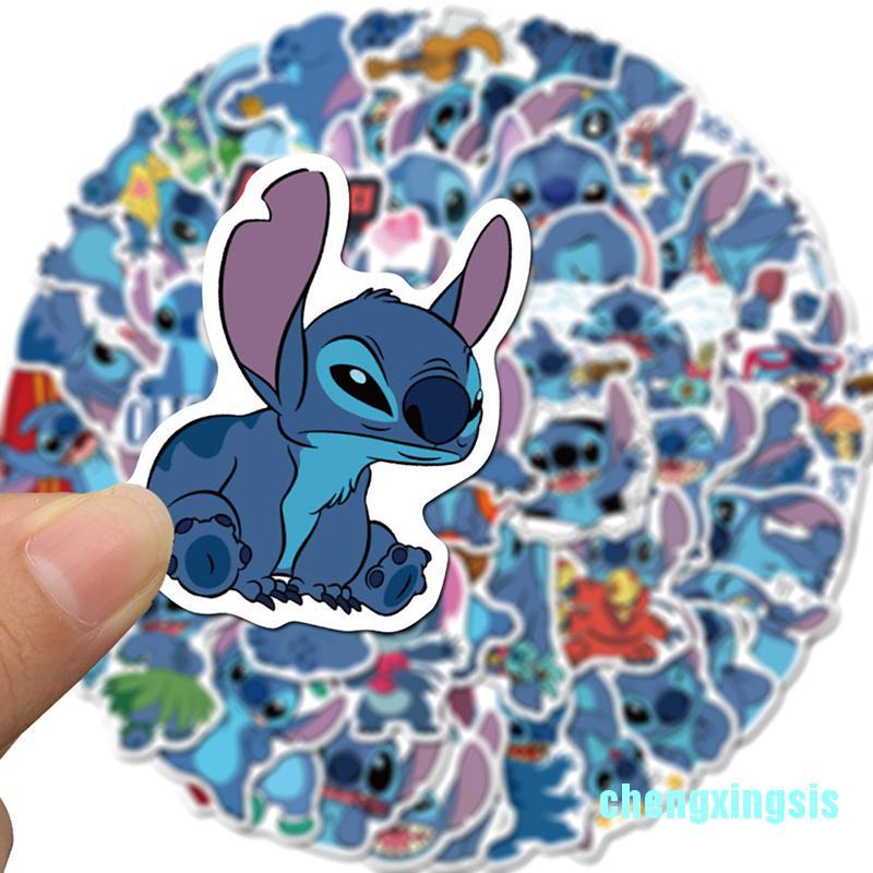 Bộ 50 Miếng Dán Đa Năng Hình Stitch Dễ Thương