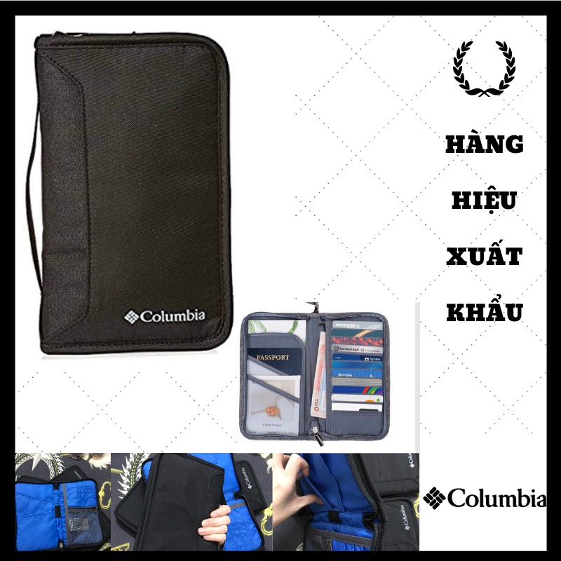 Ví Đựng thẻ Hộ Chiếu Passport Columbia Bảo Quản Thẻ Chống Thấm nước - Smart Travel Wallet